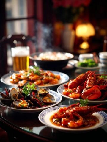 我生日當(dāng)天老婆帶我去中吳賓館自助餐,享受美食與精彩節(jié)目