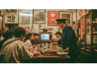 平頂山寶豐店：羊肉沖湯，每碗七次底, 顧客排隊等吃
