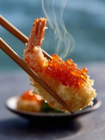 中國(guó)品嘗日本風(fēng)味的天婦羅佳肴