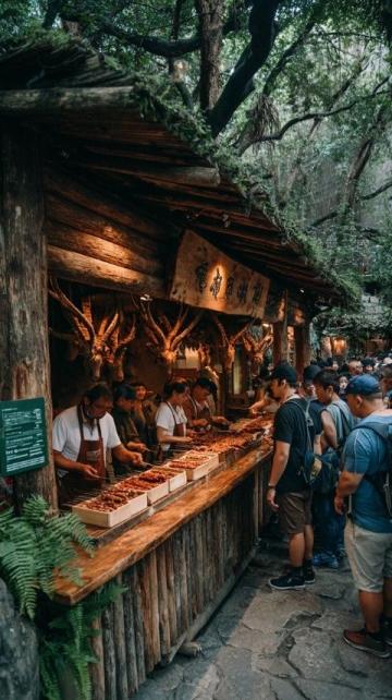 邛崍新年行之夜色里品味地道年味春