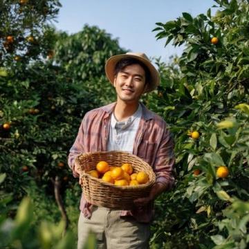 廣西大學(xué)生李帥入贅桂林，種植甜脆柿子，日賺500多元
