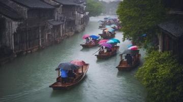 雨水中的浪漫采風(fēng):重游拱宸橋西文化街的攝影日志