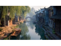 武漢江夏金口老碼頭的魅力風(fēng)光