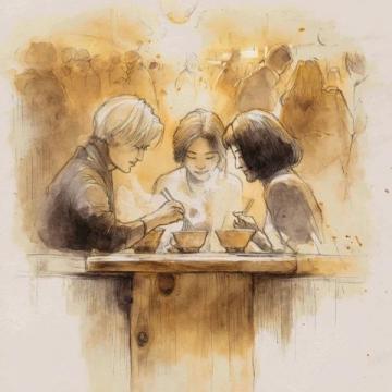 阿丘家早餐詩韻：品美味香湯，憶鄉(xiāng)愁悠悠