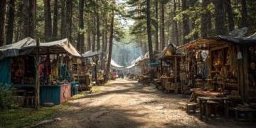 長白山腳下獨特的木屋村落體驗