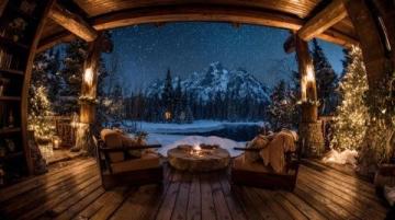 夜幕下的雪野湖：燒烤紅酒配煙花的美妙夜晚體驗