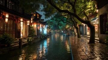 襄陽夜色下的古城秘韻