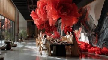 五一假期飯店開業(yè)慶典熱鬧非凡