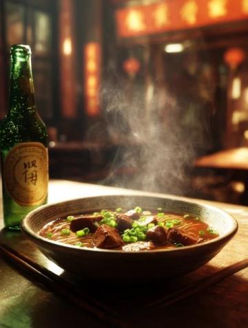北京亞運(yùn)村火鍋，沙蔥羊肉很特別很香！逛考古博物館，突然就想吃涮肉了