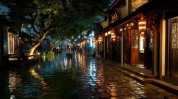 眉山市東坡水街穿越千年的詩(shī)意畫卷