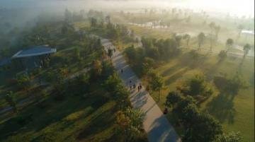 藏不住啦！北京周末新聚點(diǎn)通州綠心公園