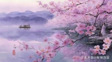 桃花湖度假水域風(fēng)光，風(fēng)格文案任你挑選