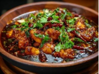 華城餐廳特色炸腐衣西蠣和炸豬肉口感佳但價格稍高