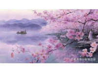 桃花湖度假水域風(fēng)光，風(fēng)格文案任你挑選