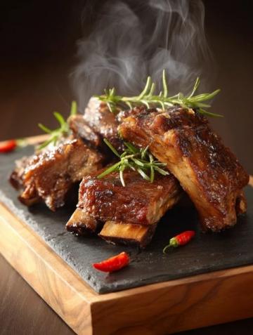 照燒醬烤肋排(照燒醬美食)
