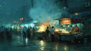 懷遠(yuǎn)夜市煙火深處的味覺記憶