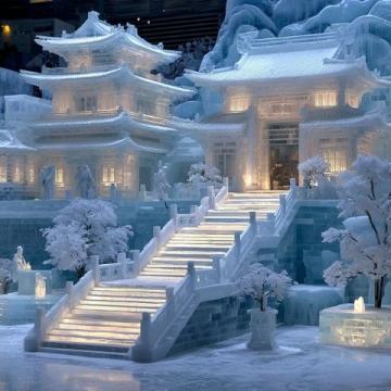 哈爾濱冰雪大世界將成為亞洲最大的冰雪主題公園，總面積達(dá)100萬平方米