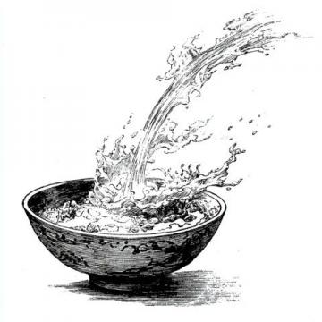 那碗高粱米水飯，還是老東北味兒