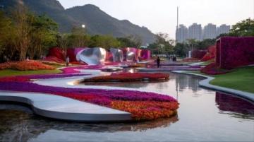 江蘇無錫九龍灣花星球:四季花開的花卉休閑勝地