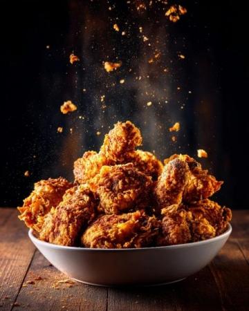 香酥炸雞翅外酥里嫩，一口咬下滿滿的幸福感！