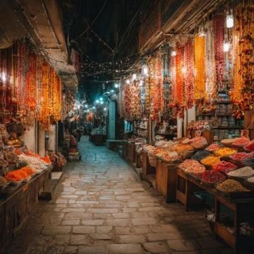 一條小巷子的輪回，幾十家店鋪熱鬧欲滴
