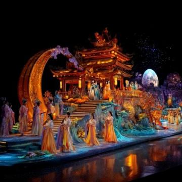 民族之夜是一個集世界演藝、數(shù)字光影、非遺彩燈、民族廟會、美食美酒于一體的沉浸式演