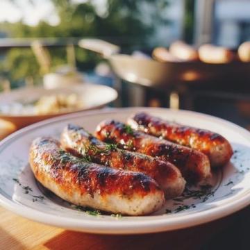自制脆皮豬肉腸，外酥里嫩無添加更健康