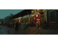 淄博市張店區(qū)八大局市場(chǎng)的夜色