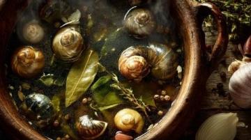 夏季美味佳肴：蒜香爆炒金針菇花甲螺