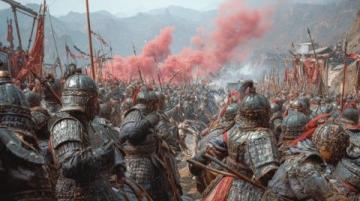 蒙古鐵騎避開關(guān)隘，巧妙穿行，橫掃金國都城，宣告其悲劇性終結(jié)