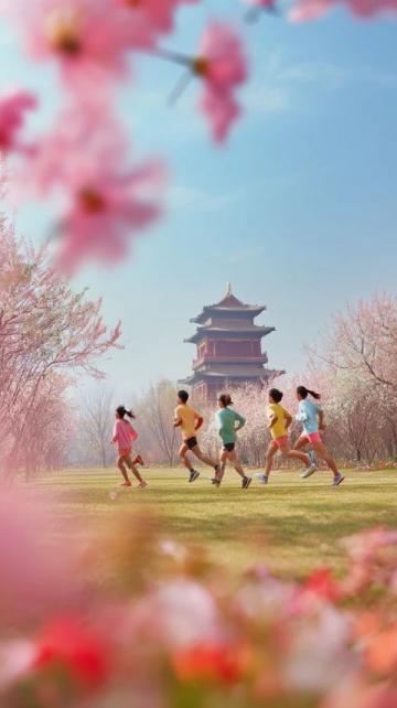 蘇州東沙湖公園:春風(fēng)中綻放的花季盛宴