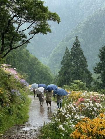 懷柔雁棲湖一日游：陰雨微風(fēng)，家庭親子采摘槐花馬蘭花